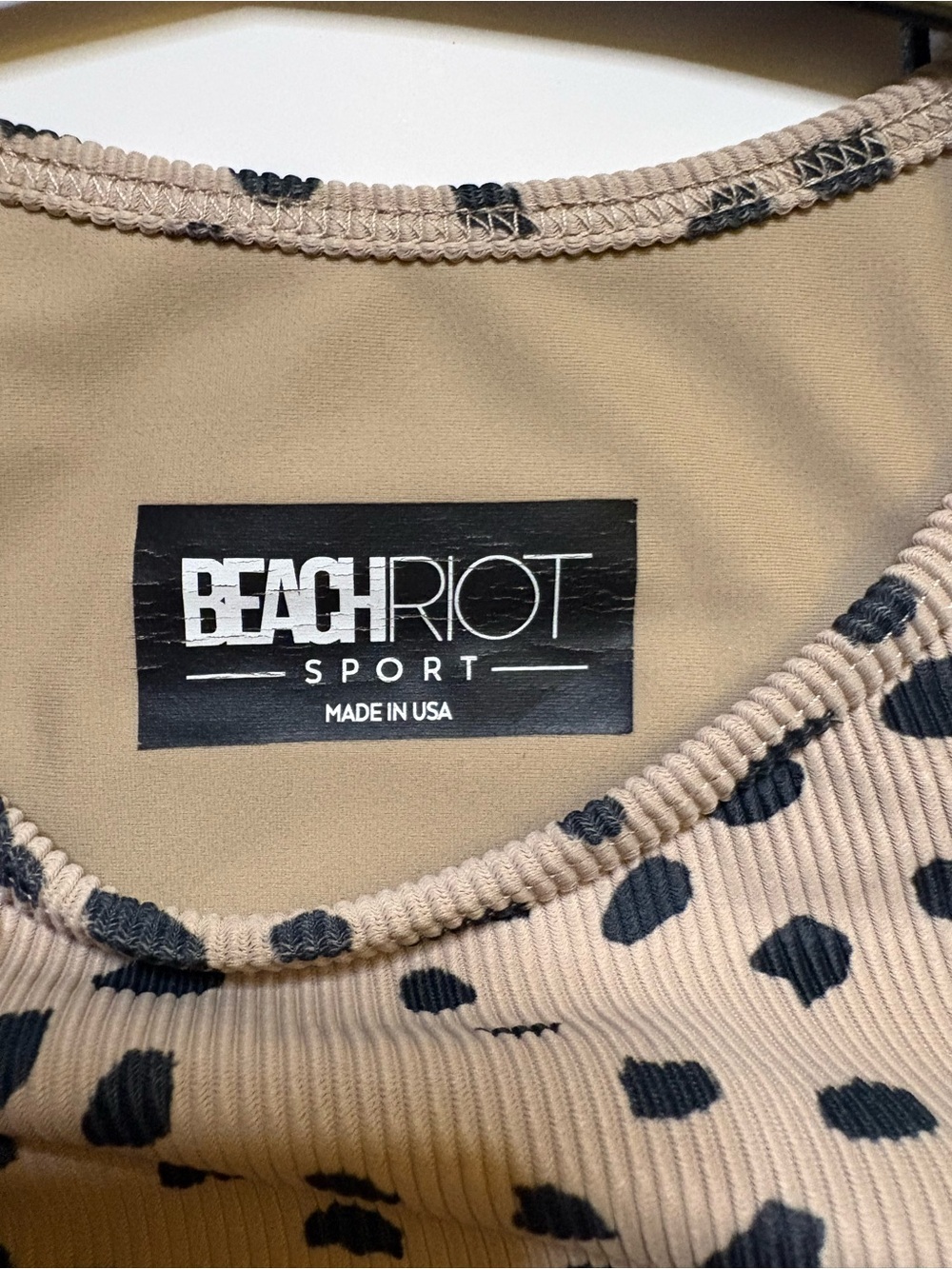 Beach Riot leopard tank small - Picture 4 of 6